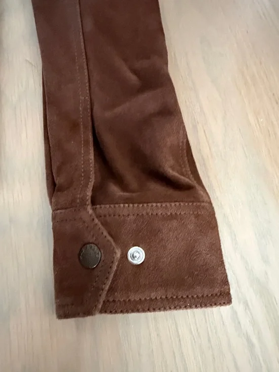 Rag & Bone Suede Trucker Jacket - Picture 5 of 11